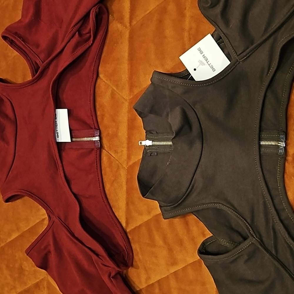 Cold shoulder mock turtleneck